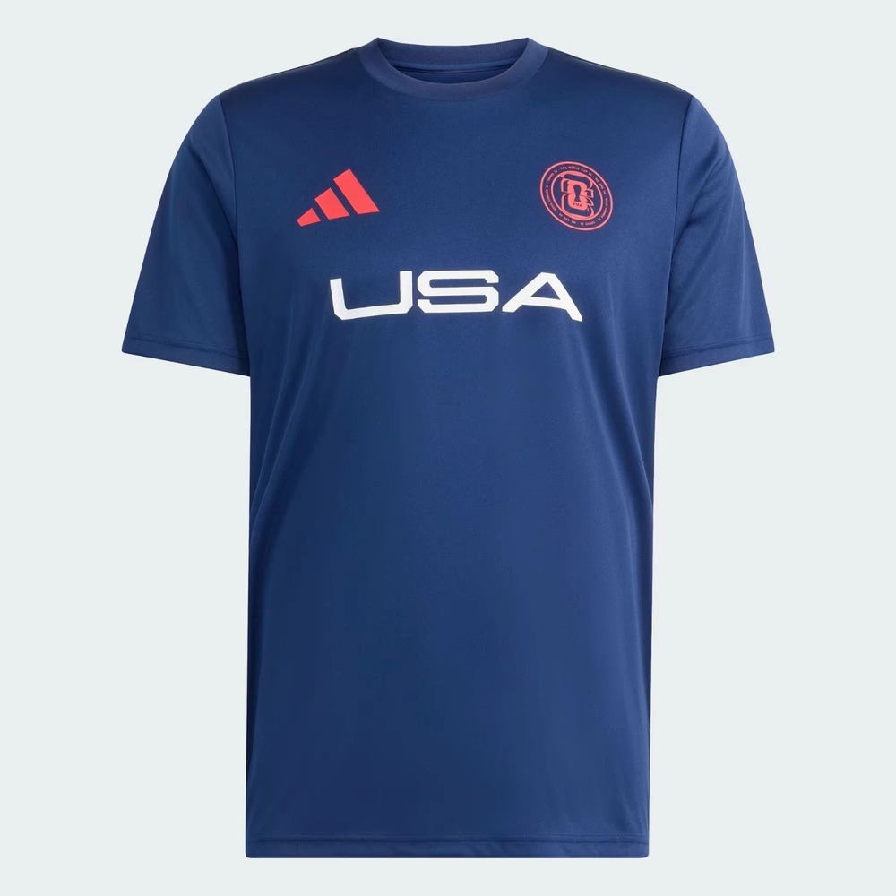 Adidas USA FIFA World Cup 2026 Soccer T-Shirt, Blue, Size: 2XL, New